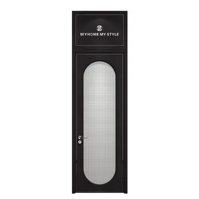 Setengah kayu setengah kaca pintu interior