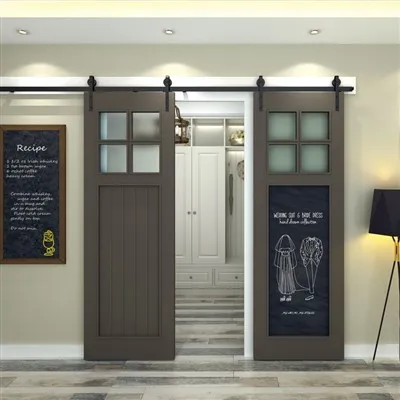 Bisakah pintu geser kamar tidur digunakan pada kamar tidur bergaya eklektik?