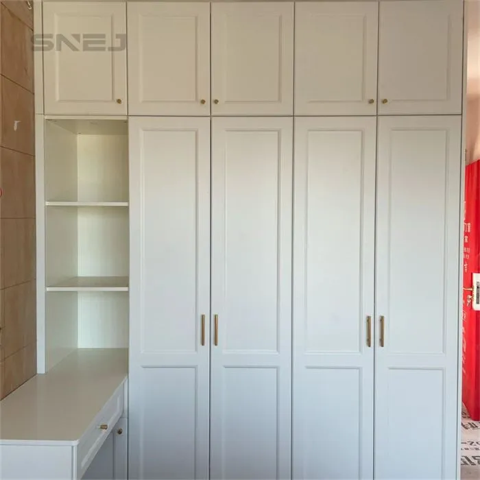 Modern Wooden White Innovative Closet Doors